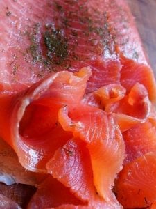 smoked salmon